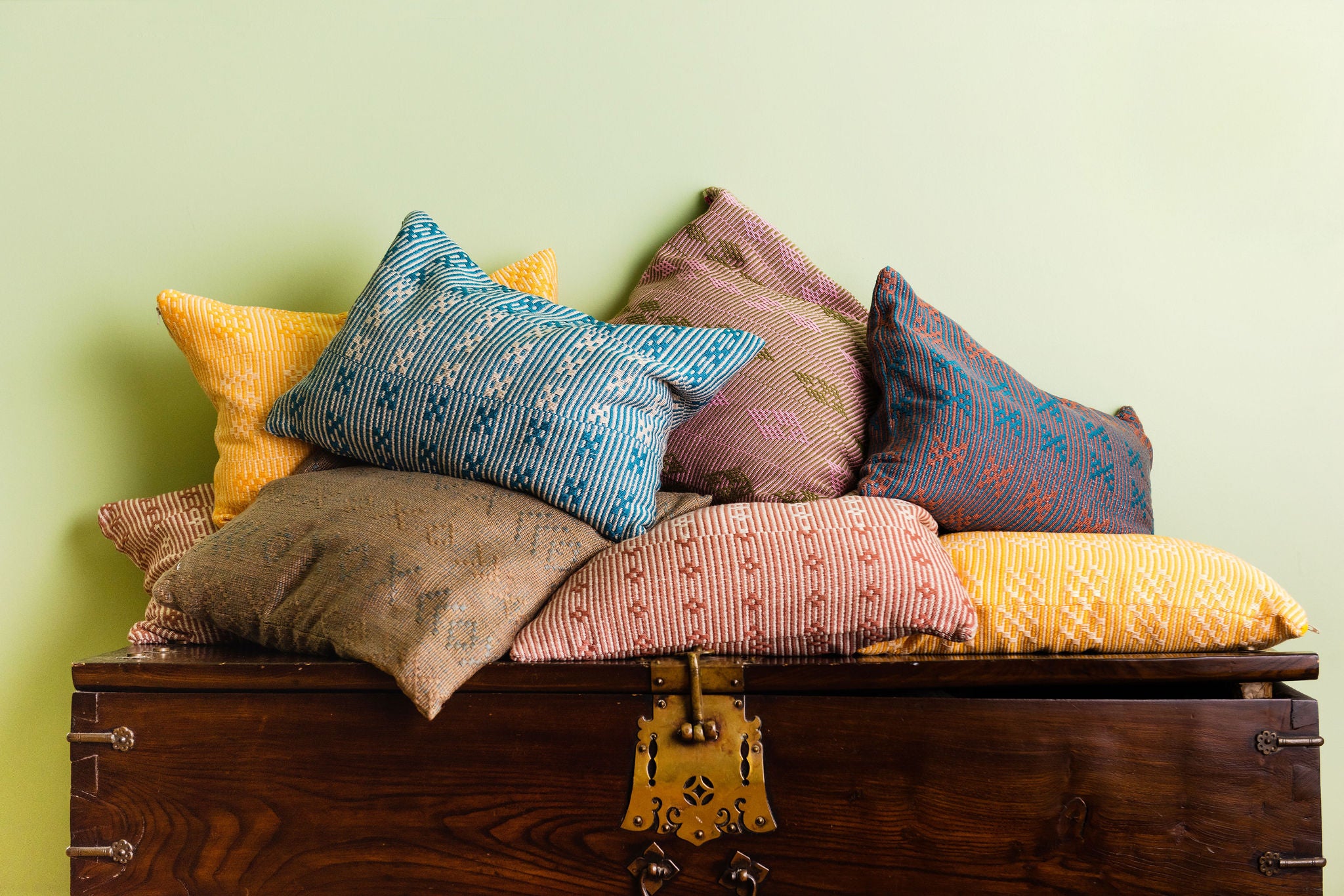 Handwoven Buckwheat Cushion