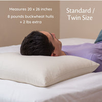 ComfySleep Buckwheat Hull Pillow