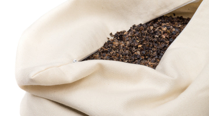 How to clean a buckwheat pillow