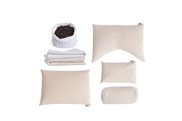 All about the buckwheat hulls in ComfyComfy pillows