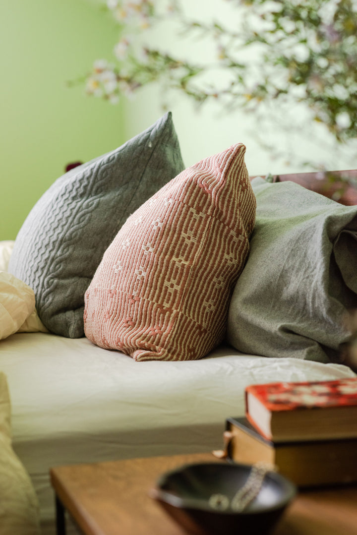 Handwoven Buckwheat Cushion