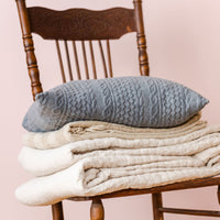 Buckwheat Cushion - Grey Knit
