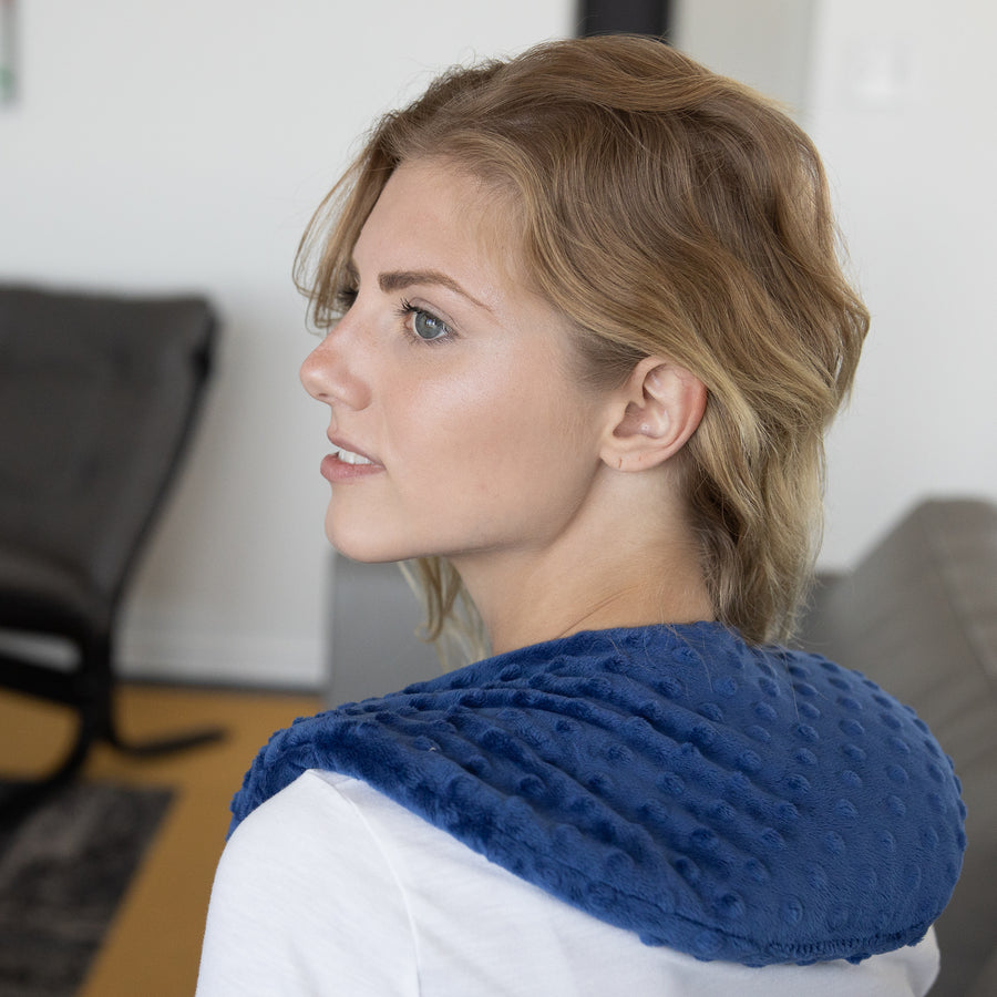 Neck Cozy Flaxseed Heat Wrap - releive shoulder