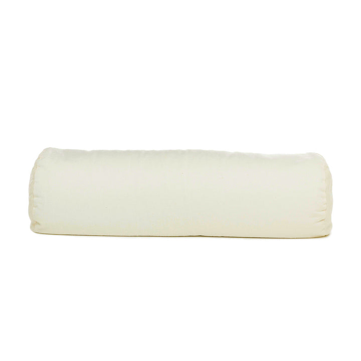 ComfyComfy cylindrical buckwheat hull pillow for supportive side sleeping
